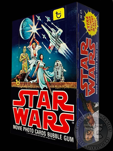 Star Wars Topps Movie Photo Cards Bubble Gum Box Display