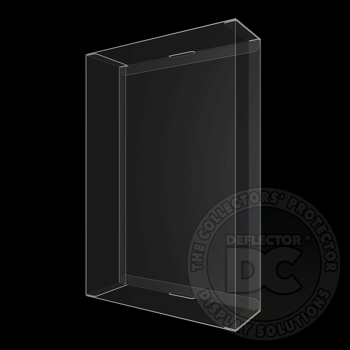 Star Wars Carded Figure Display Case (Large Depth) Deluxe 600µm / Card Rail Folding Display Case