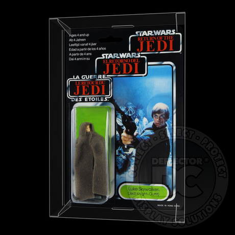 Star Wars Carded Figure Display Case (Medium Depth) Folding Display Case