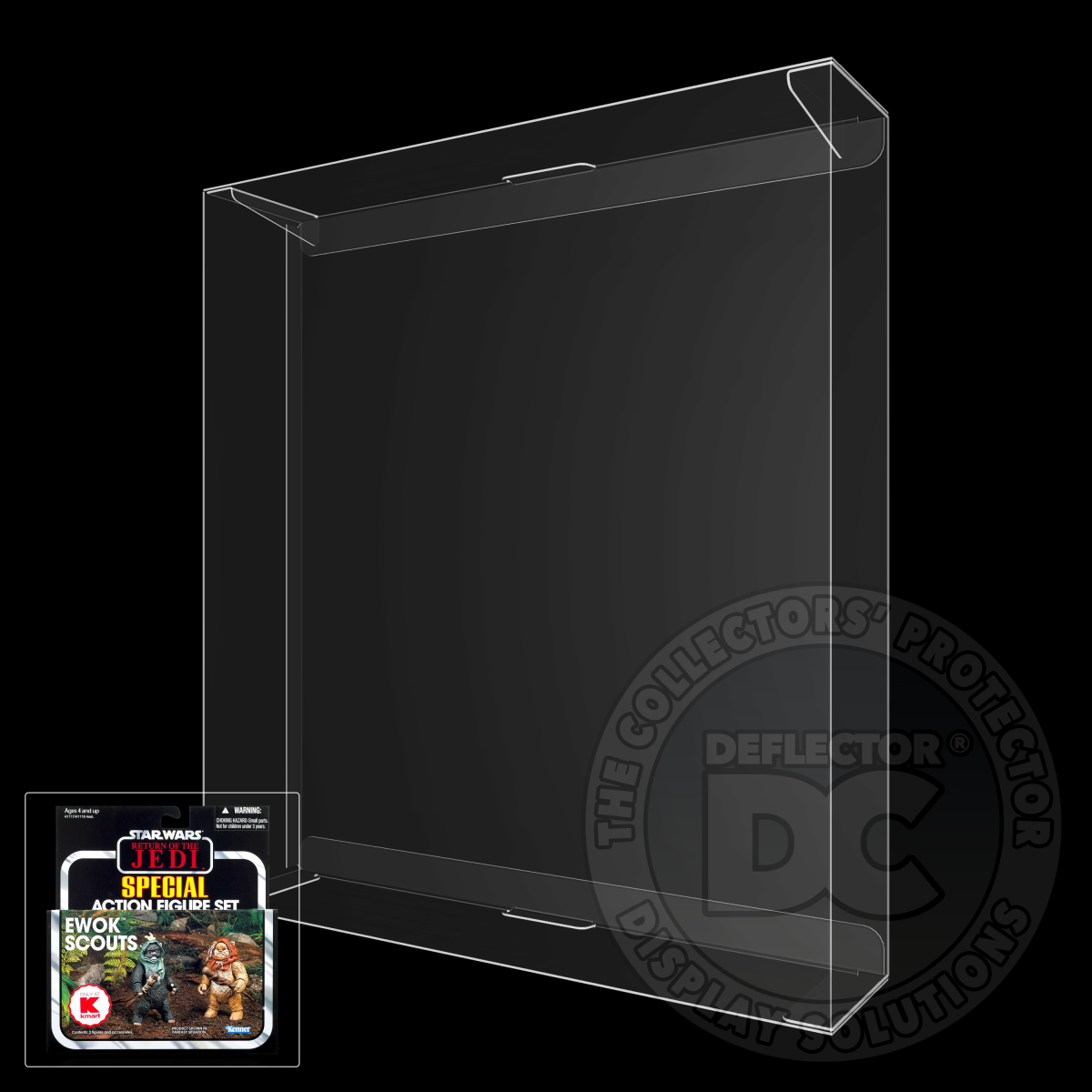 Star Wars The Vintage Collection Ewok Scouts Display Case
