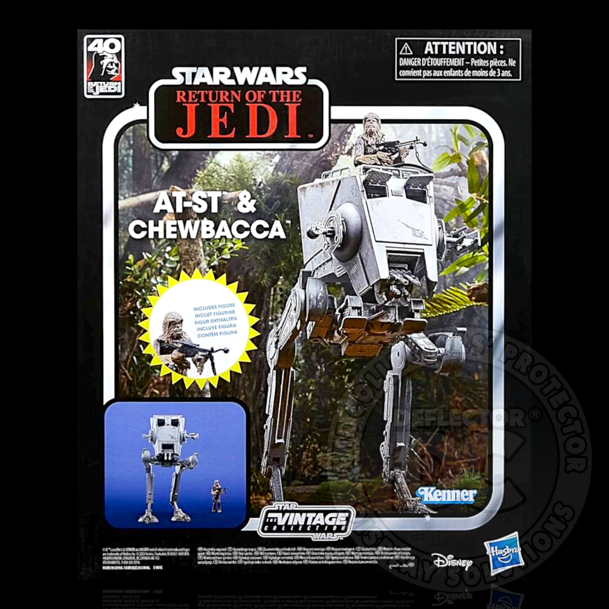 Star Wars The Vintage Collection AT-ST & Chewbacca Display