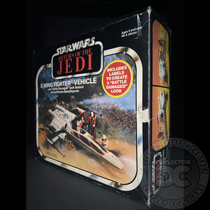 Star Wars X-Wing Fighter Vehicle (Battle Damaged) Display