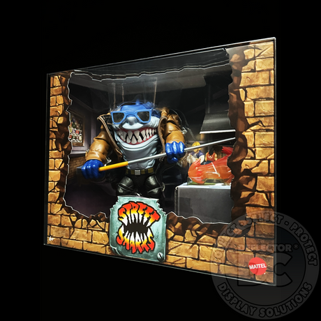 Street Sharks Ripster Shark Among Figure Display Case