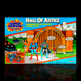 Super Powers Collection Hall Of Justice Playset Display Case