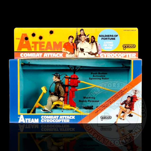 The A-Team Combat Attack Gyrocopter Display Case