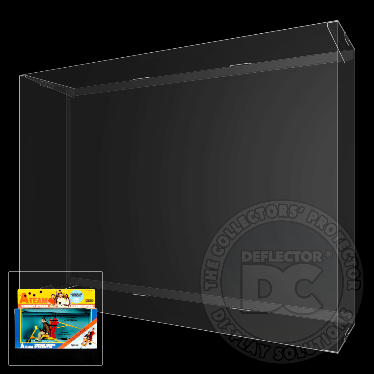 The A-Team Combat Attack Gyrocopter Display Case