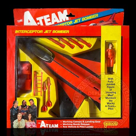 The A-Team Interceptor Jet Bomber Display Case