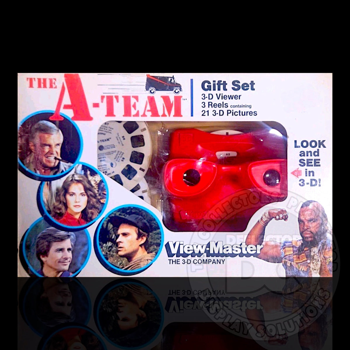 The A-Team Viewmaster Gift Set Display Case