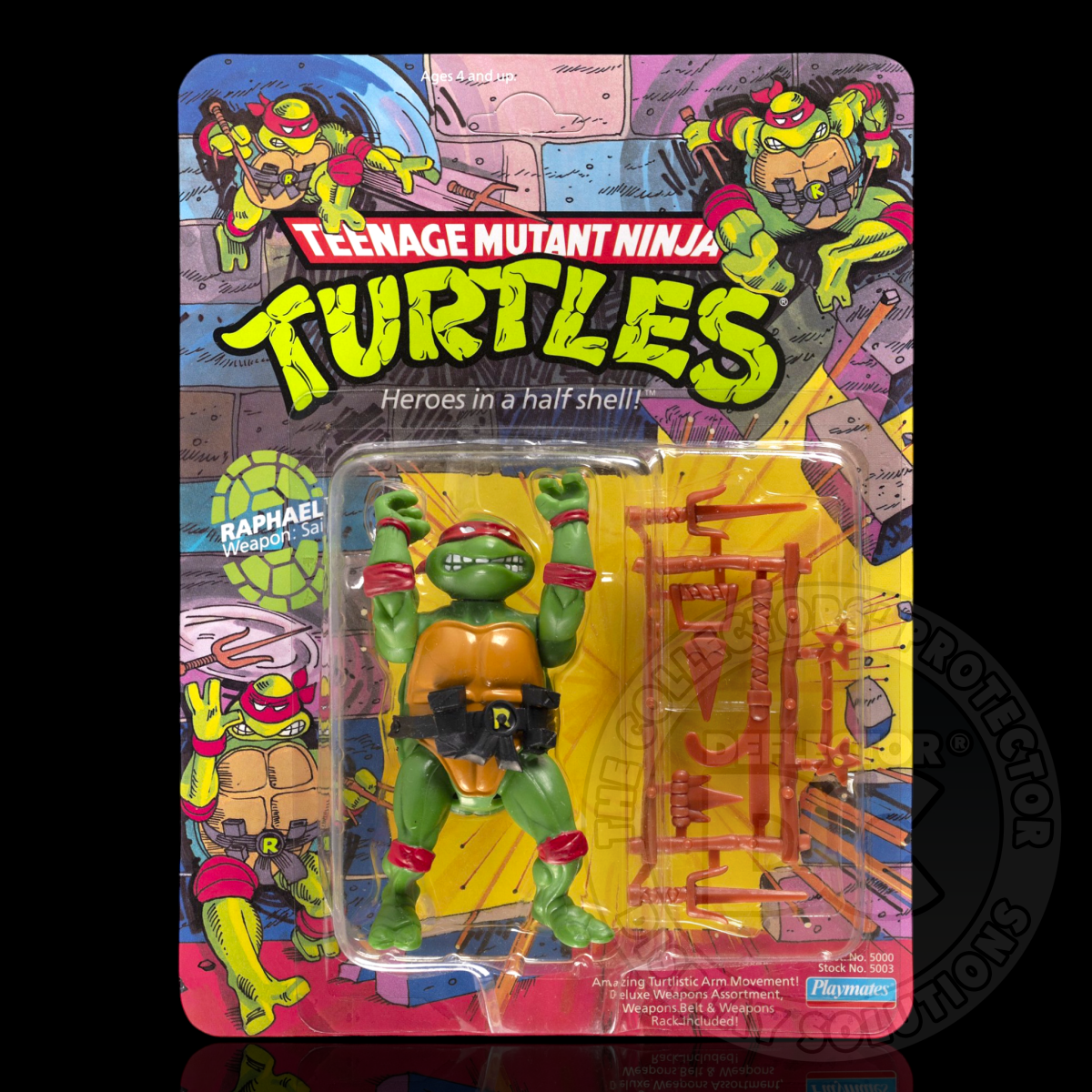 Teenage Mutant Ninja Turtles 1988-1992 Basic Figure Display