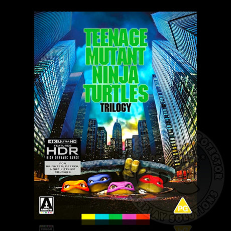 Teenage Mutant Ninja Turtles Trilogy 4K Blu-Ray Display Case
