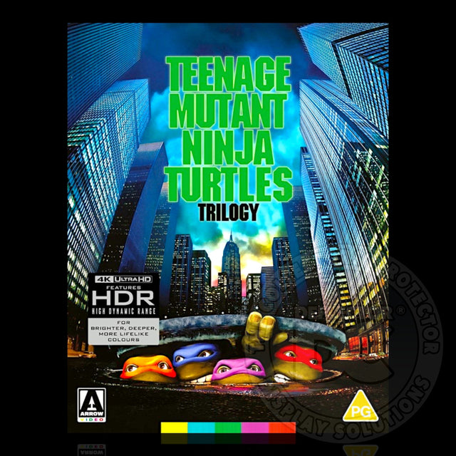 Teenage Mutant Ninja Turtles Trilogy 4K Blu-Ray Display Case