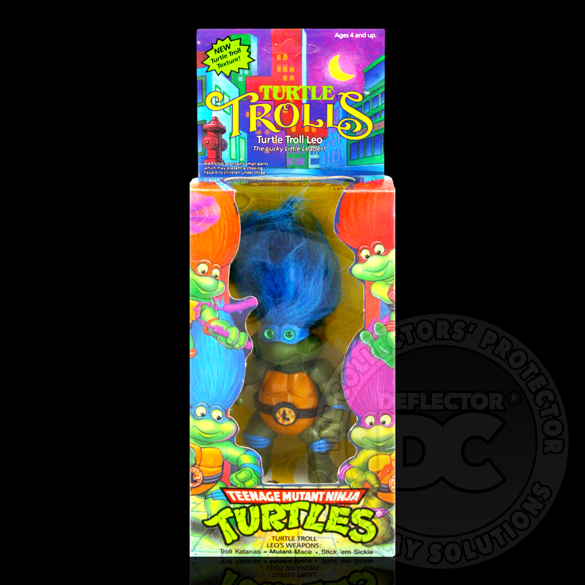Teenage Mutant Ninja Turtles Turtle Trolls Figure Display Case