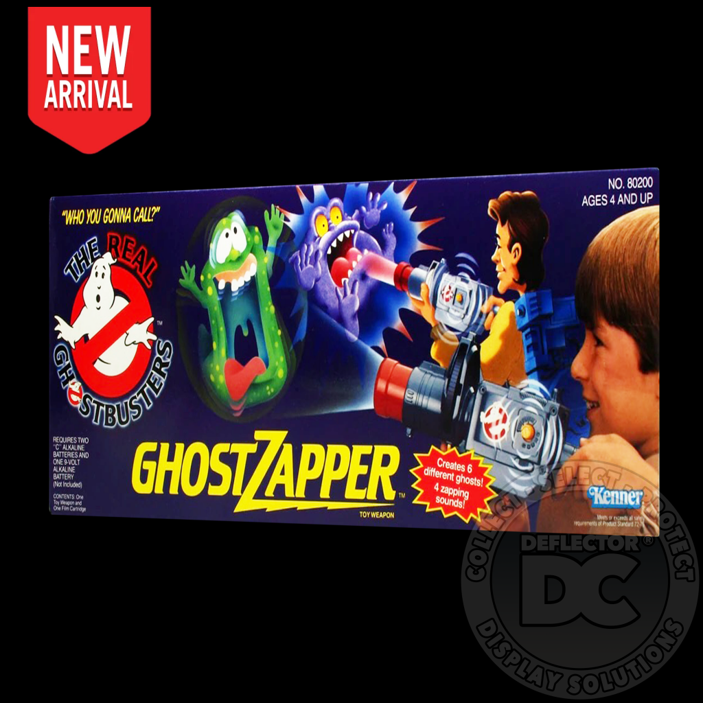 The Real Ghostbusters Ghost Zapper Display Case DELUXE 600µm Folding Display Case