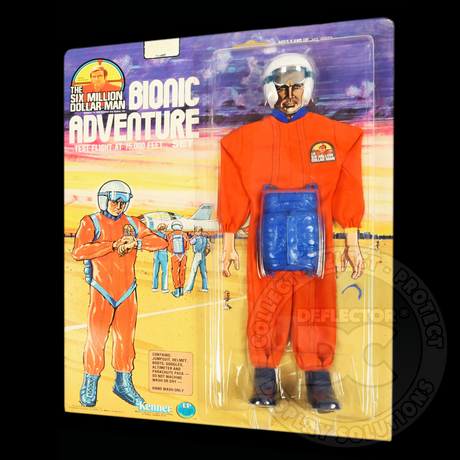 Six Million Dollar Man Bionic Adventure Set Display Case