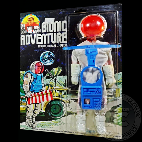 Six Million Dollar Man Bionic Adventure Set Display Case