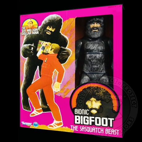 Six Million Dollar Man Bionic Bigfoot Figure Display Case