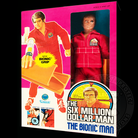 Six Million Dollar Man Steve Austin Bionic Grip Figure