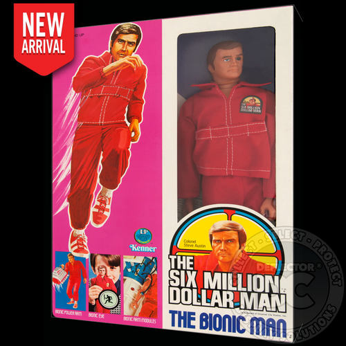 Six Million Dollar Man Steve Austin Figure Display Case