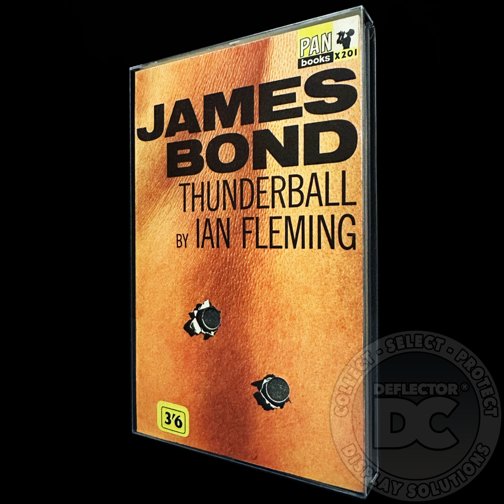 Thunderball First Edition (UK) Paperback Book Display Case