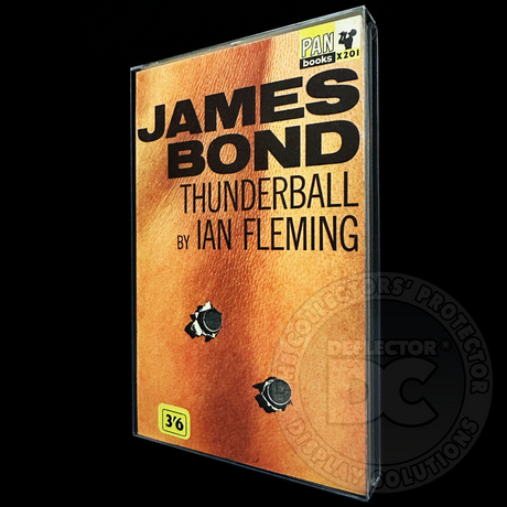 Thunderball First Edition (UK) Paperback Book Display Case