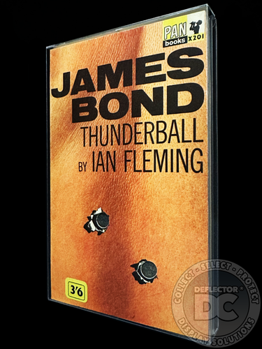 Thunderball First Edition (UK) Paperback Book Display Case