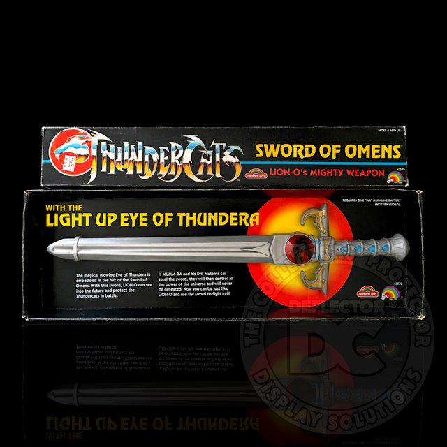 Thundercats Sword of Omens (LJN) Display Case
