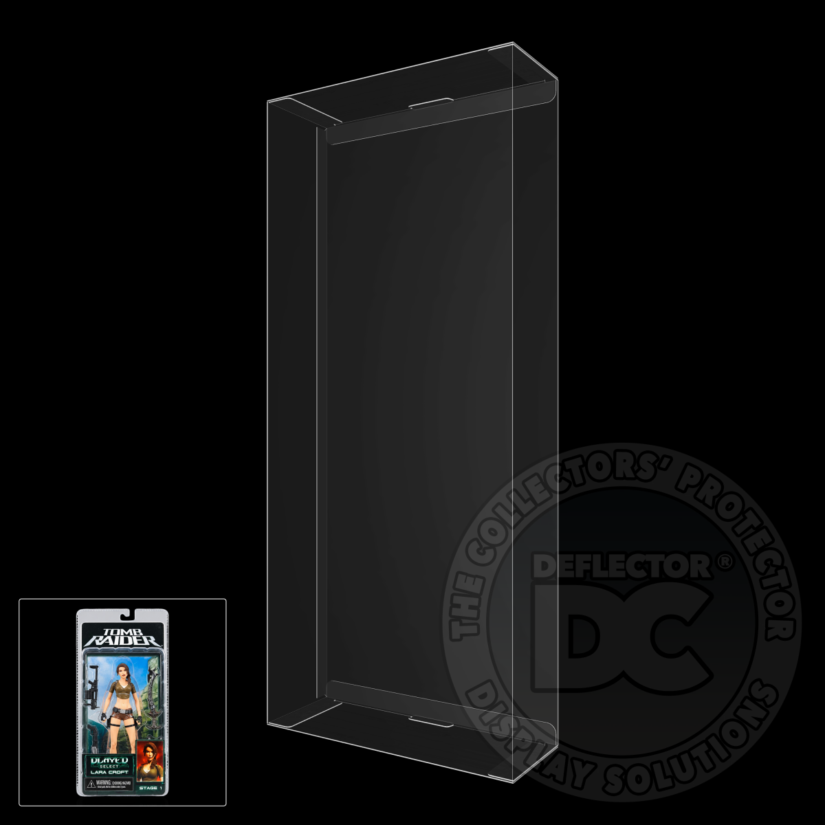 Tomb Raider Player Select Lara Croft Figure Display Case