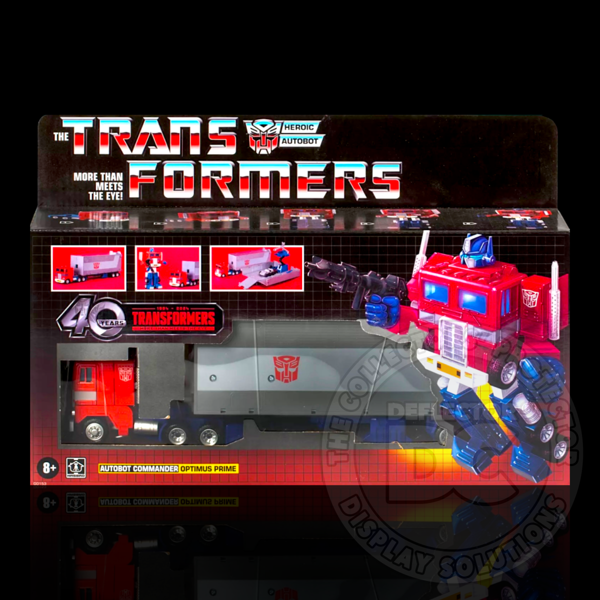 Transformers 40th Anniversary Optimus Prime Display Case