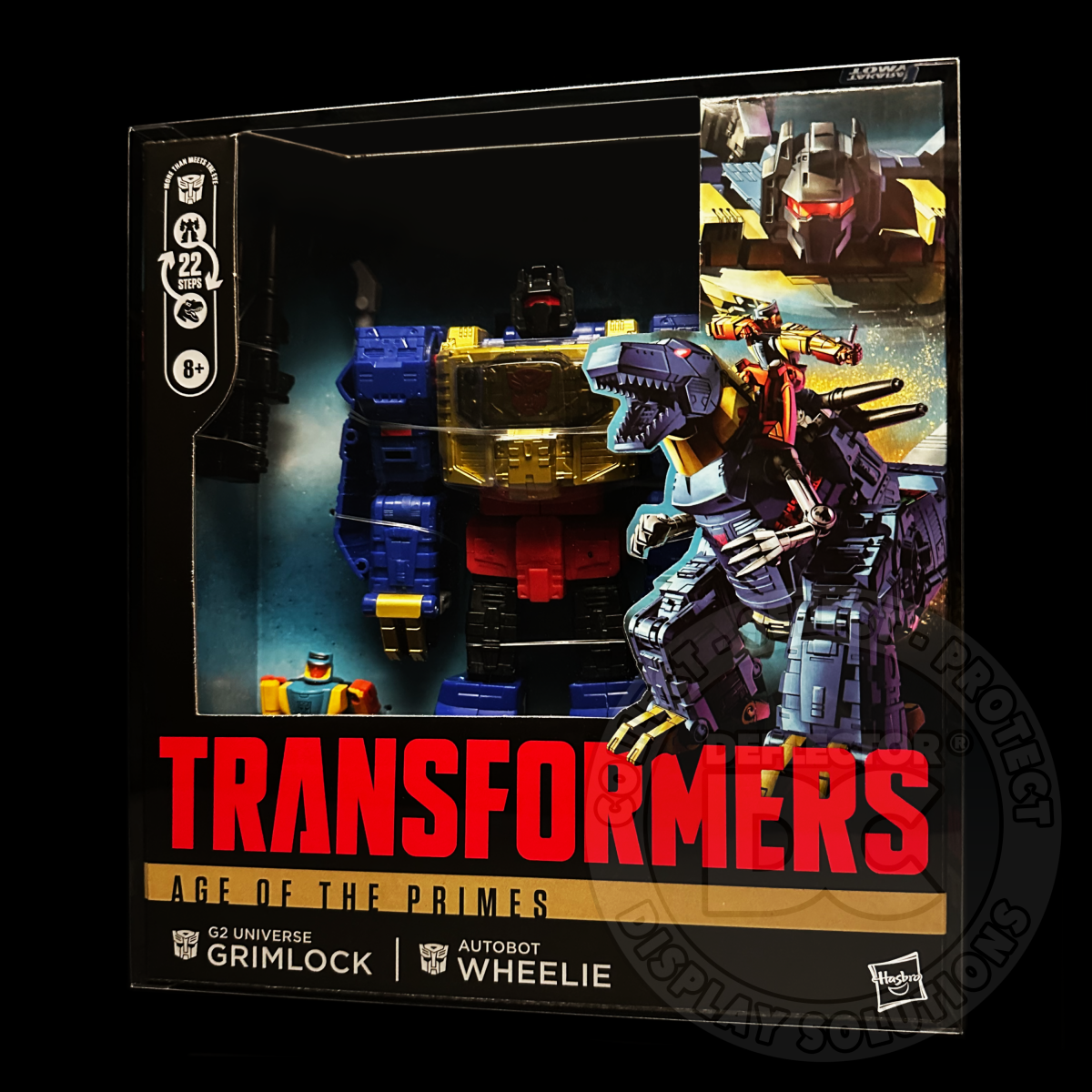 Transformers Age Of The Primes Leader Class Figure Display Case Deluxe 600µm Folding Display Case