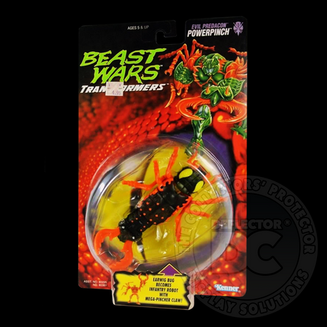 Transformers Beast Wars Basic Class Figure Display Case Deluxe 600µm / Card Holder Folding Display Case