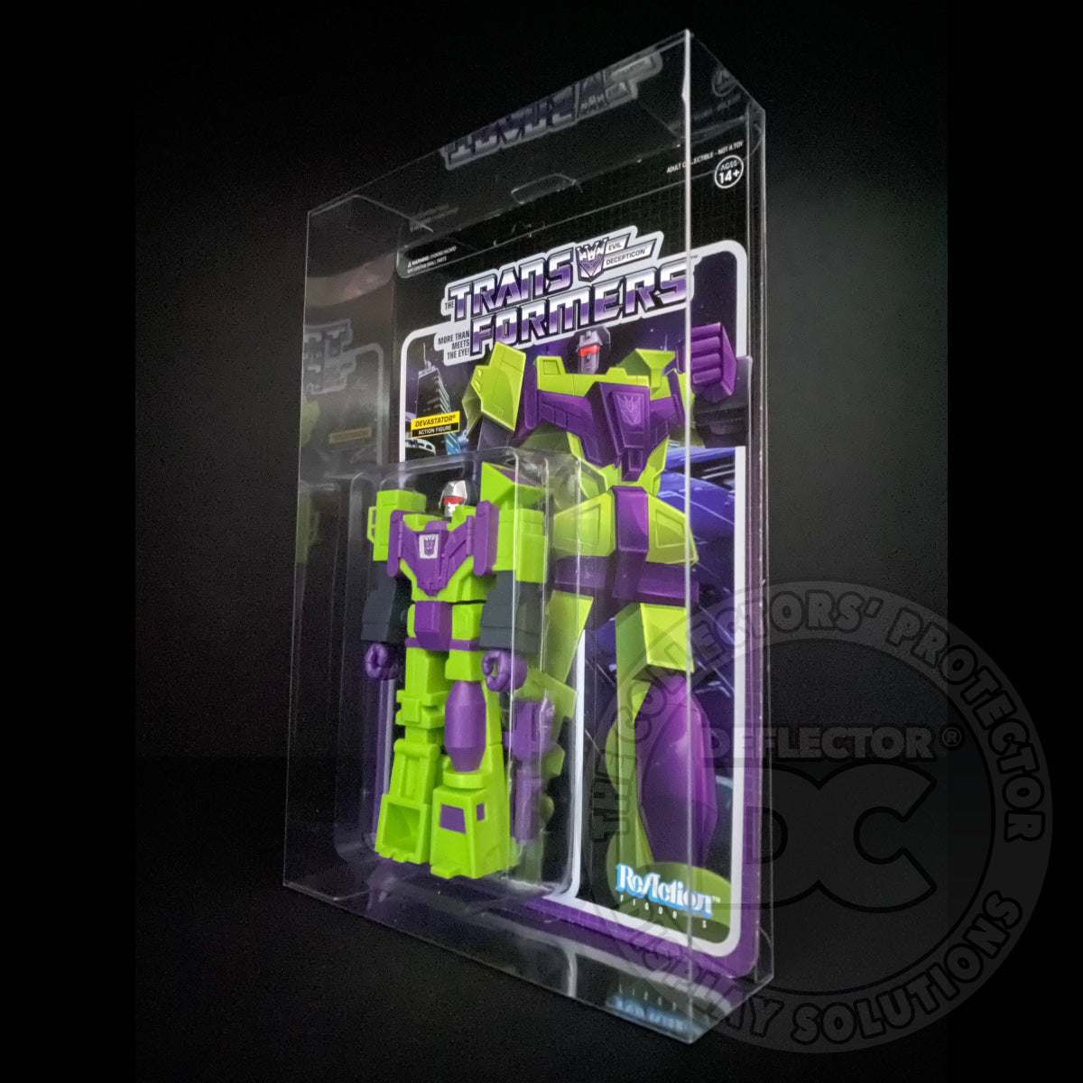 Transformers Devastator ReAction Figures Display Case