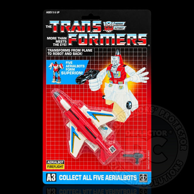 Transformers G1 Aerialbot Fireflight Figure Display Case
