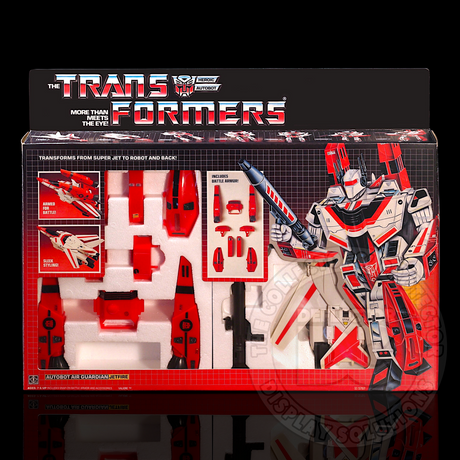 Transformers G1 Autobot Air Guardian Jetfire Figure Display