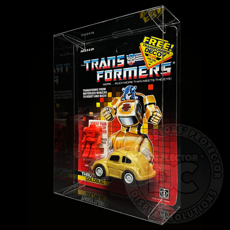 Transformers G1 Autobot Throttlebolt Goldbug Figure Display