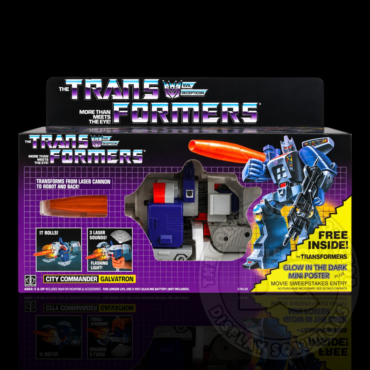 Transformers G1 City Commander Galvatron Figure Display Case