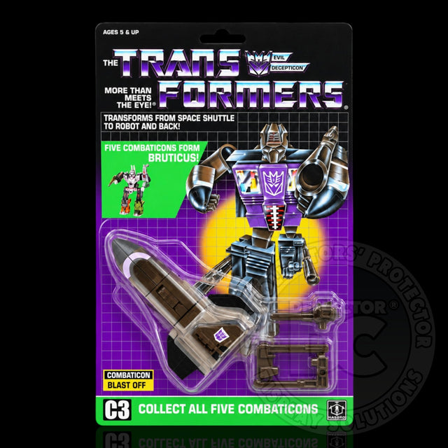 Transformers G1 Combaticon Blast Off Figure Display Case