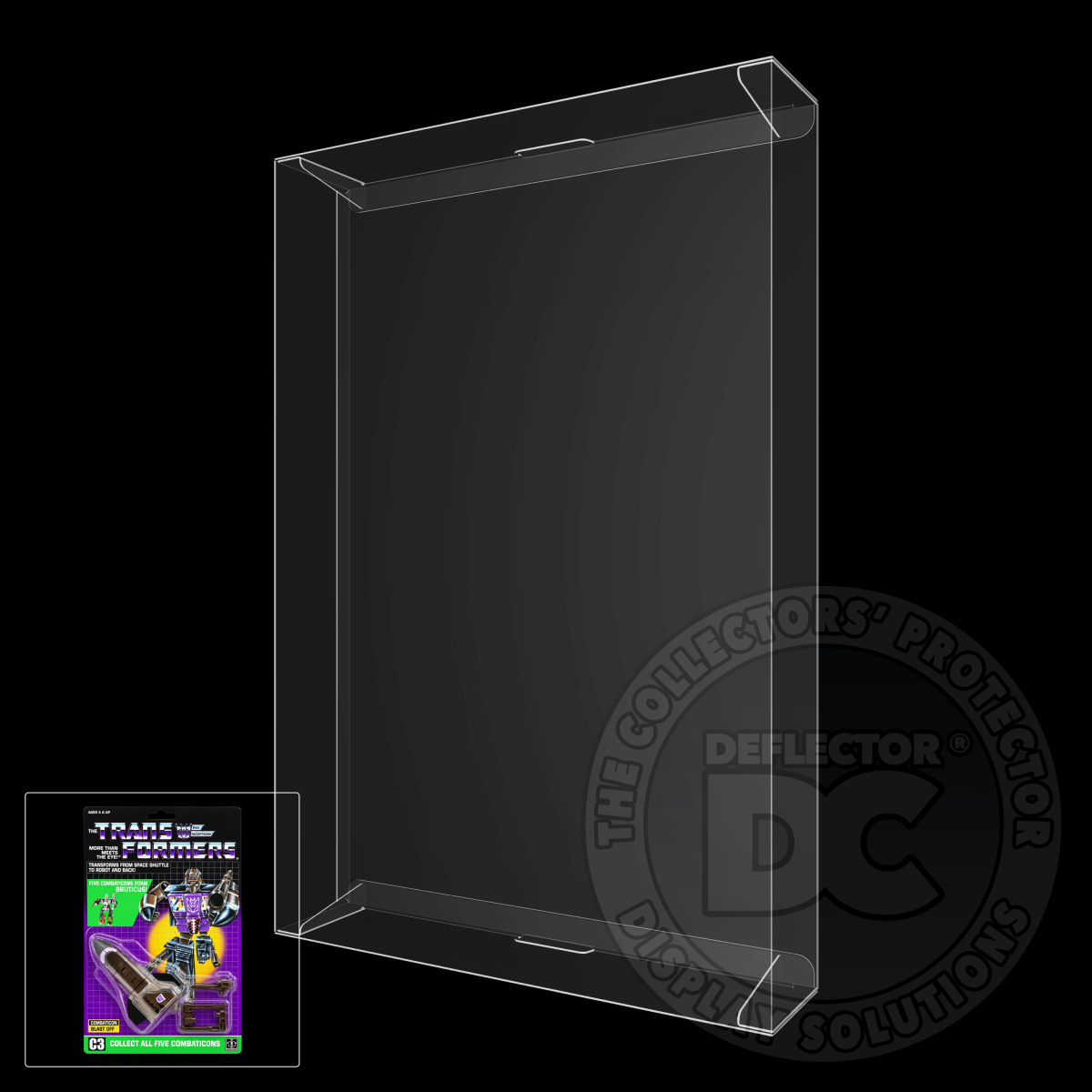 Transformers G1 Combaticon Blast Off Figure Display Case