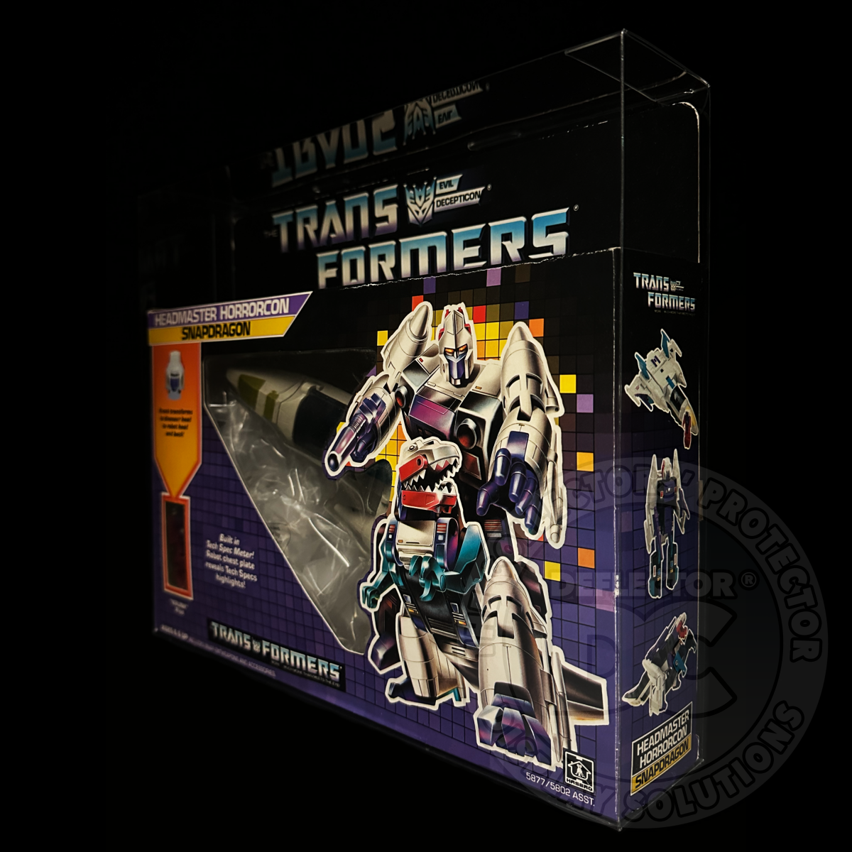Transformers G1 Headmaster Horrorcon Snapdragon Display Case