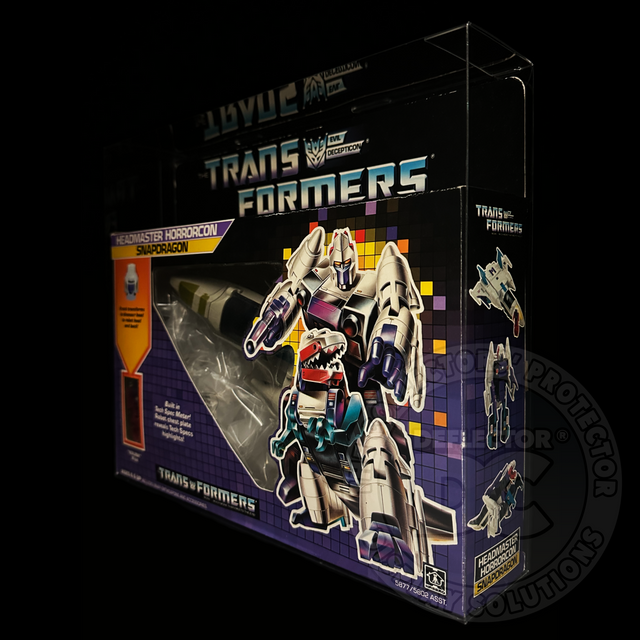 Transformers G1 Headmaster Horrorcon Snapdragon Display Case