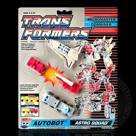 Transformers G1 Microcombiner Autobot Astro Squad Display