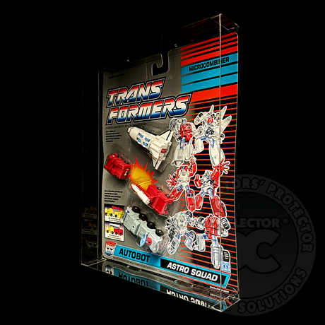 Transformers G1 Microcombiner Astro Squad Figure Display Case Folding Display Case