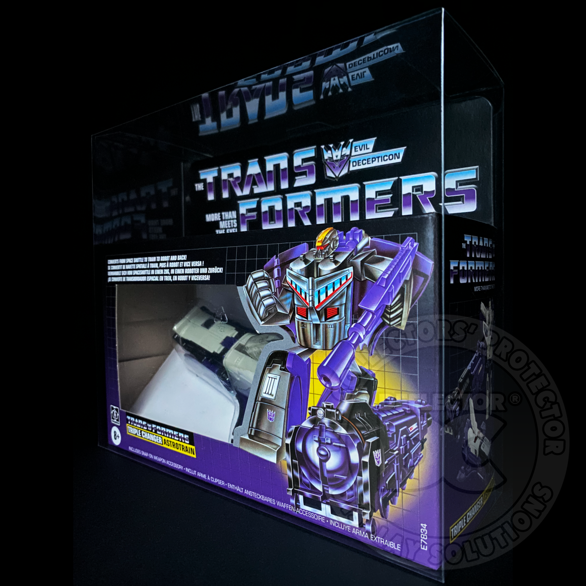 Transformers Rally Case Transformers G1 Reissue Triple Changer Display Case – Deflector DC