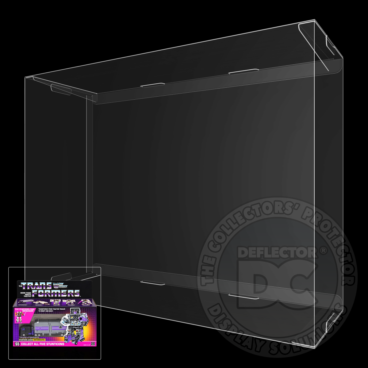 Transformers G1 Stunticon Motormaster Figure Display Case