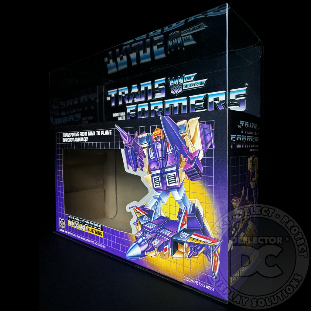 Transformers G1 Triple Changer Figure Display Case