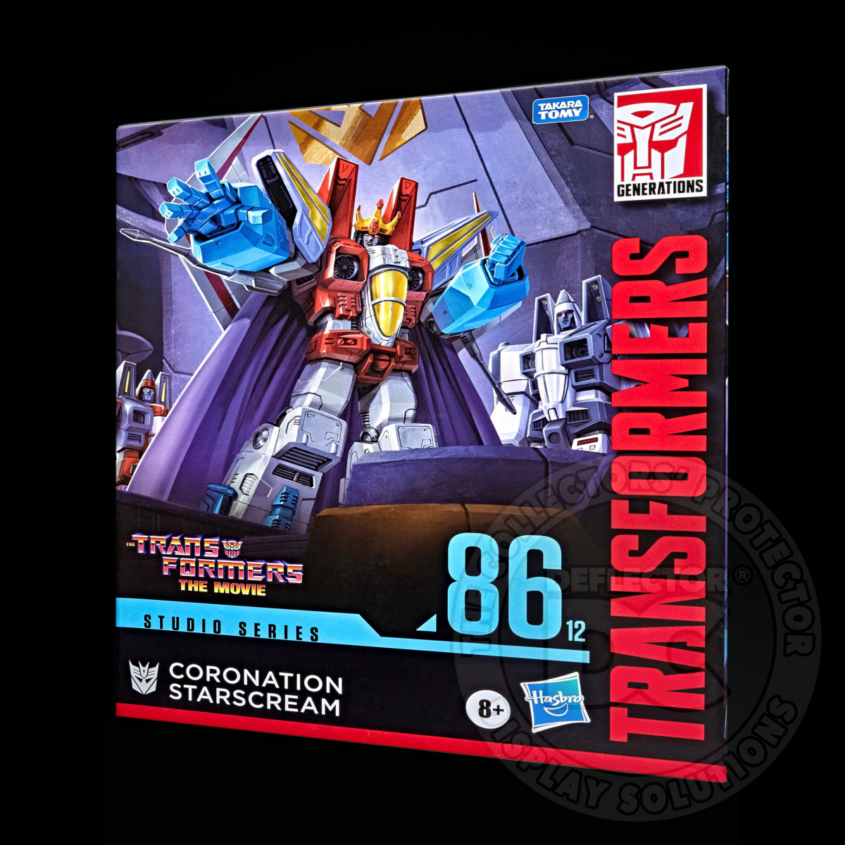 Transformers Studio Series 86 Coronation Starscream Figure Display