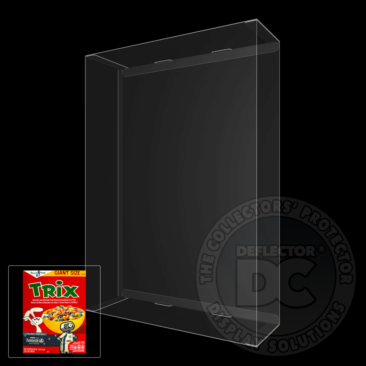 Trix Fantastic Four First Steps Cereal Box Display Case