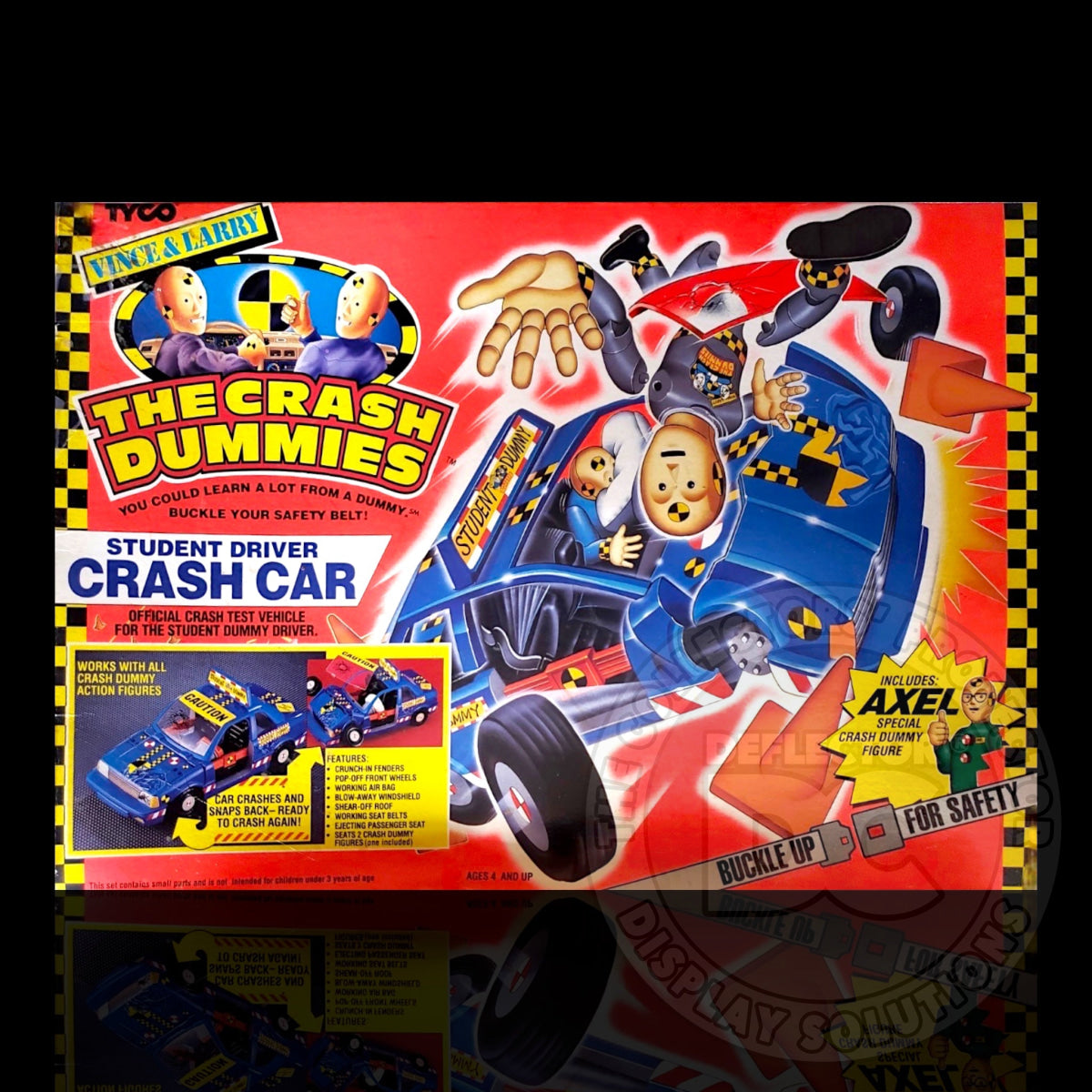 Vince & Larry The Crash Dummies Student Driver Crash Car