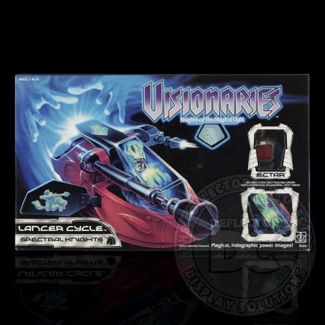 Visionaries Knights Of The Magical Light Lancer Cycle Vehicle Display Case Deluxe 600µm Folding Display Case