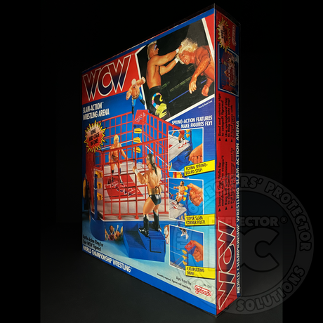 WCW Galoob Slam Action Wrestling Arena Folding Display Case