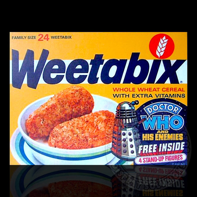 Weetabix Cereal Box Doctor Who 24 Pack (1975) Display Case
